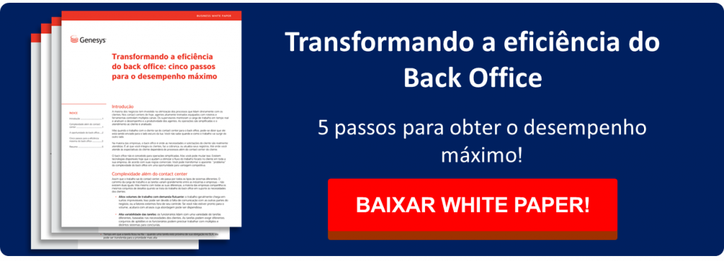 Transformando a eficiência do back office